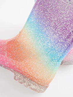 Laarzen|Next Regenboog - Regenlaarzen met glitters