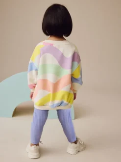 Sets En Combisets|Truien En Breisels*Next - Set met sweatshirt en legging (3 mnd-7 jr) Regenboog