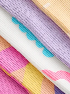 Multipacks|Tops|Next Regenboog - Set van 5 T-shirts met korte mouwen (3mnd-7jr)