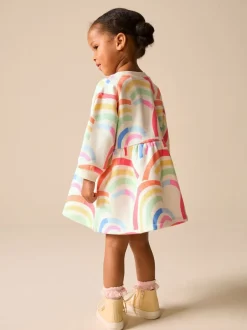 Jurken|Jurken*Next Regenboog - Sweaterjurk (3 mnd-7 jr)
