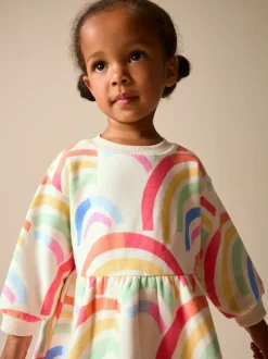 Jurken|Jurken*Next Regenboog - Sweaterjurk (3 mnd-7 jr)