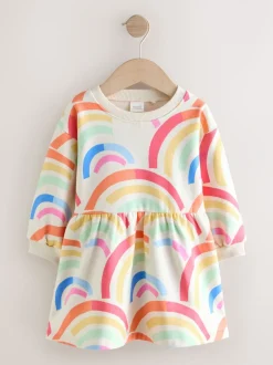 Jurken|Jurken*Next Regenboog - Sweaterjurk (3 mnd-7 jr)