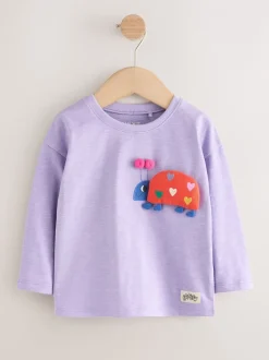 Tops|Multipacks*Next - Tops met lange mouwen set van 4 (3mnd - 7 jr) Regenboog