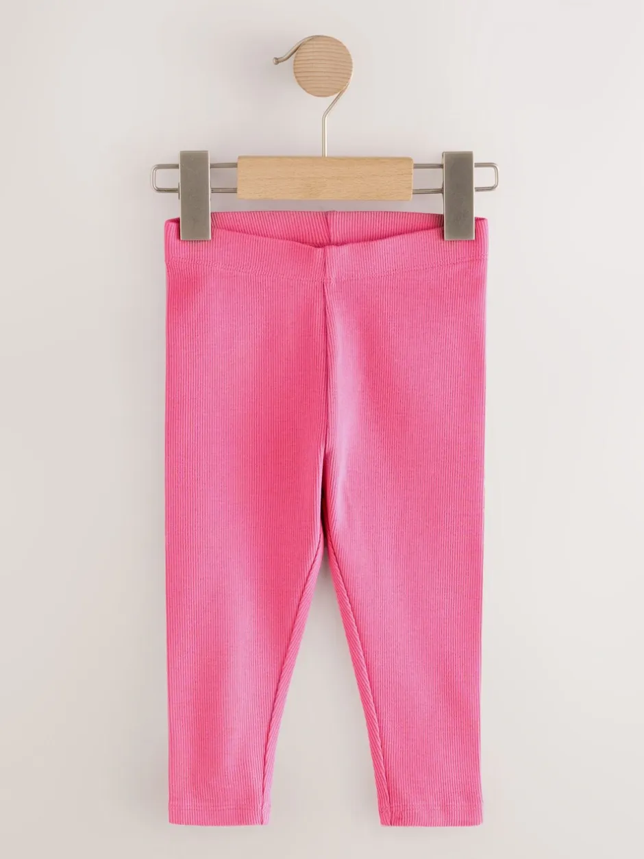 Broeken En Leggings*Next - Verpakking van 5 geribbelde Leggings (3mnd -7jr) Regenboog