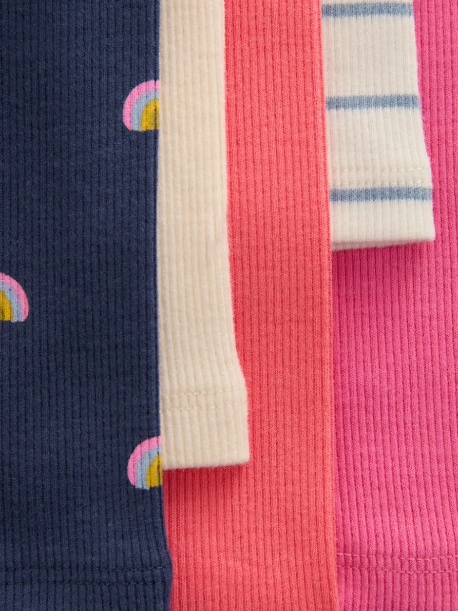 Broeken En Leggings*Next - Verpakking van 5 geribbelde Leggings (3mnd -7jr) Regenboog