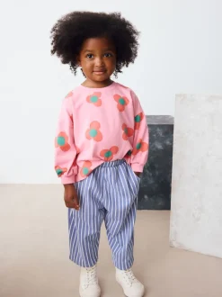 Broeken En Leggings|Next - Verpakking van 3 Barrel broeken (3mnd -7jr) Regenboog
