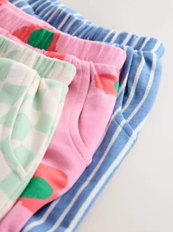 Broeken En Leggings|Next - Verpakking van 3 Barrel broeken (3mnd -7jr) Regenboog