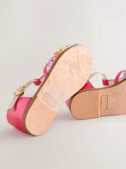 Gelegenheidskleding*Next - Fisherman Heart Occasion Sandals Regenboogprint