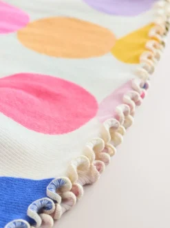 Jurken|Jurken|Next Regenboogstippen - Geribbelde jurk met lange mouwen (3mnd-7jr)