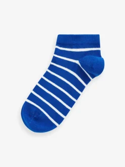 Sokken En Panty's|Sokken|Next Regenboogstrepen - Verpakking van 7 paar sneakersokken met hoog aandeel katoen
