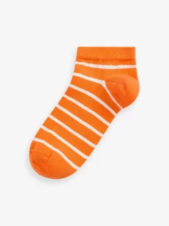 Sokken En Panty's|Sokken|Next Regenboogstrepen - Verpakking van 7 paar sneakersokken met hoog aandeel katoen