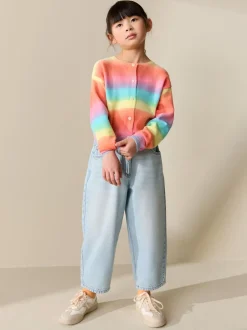 Gebreide Kleding|Next - Vest met knopen (3-16jr) Regenboogstrepen