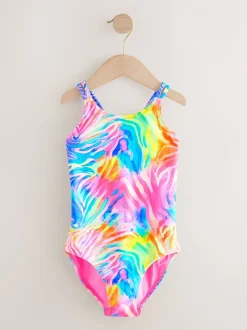 Badkleding|Badkleding*Next Regenboogzebra - Badpak met dubbele bandjes (3-16jr)