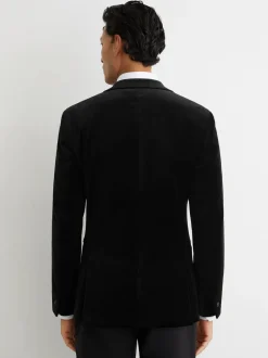 Smokings En Feestkleding|Reiss - Ace - Klassieke fluwelen single breasted blazer