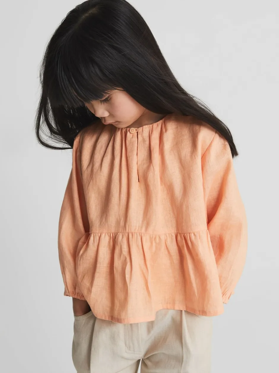 Overhemden En Blouses*Reiss - Lee Junior - Blouse met lange mouwen