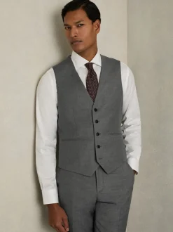 Vesten*Reiss Aspire slim fit wollen gilet
