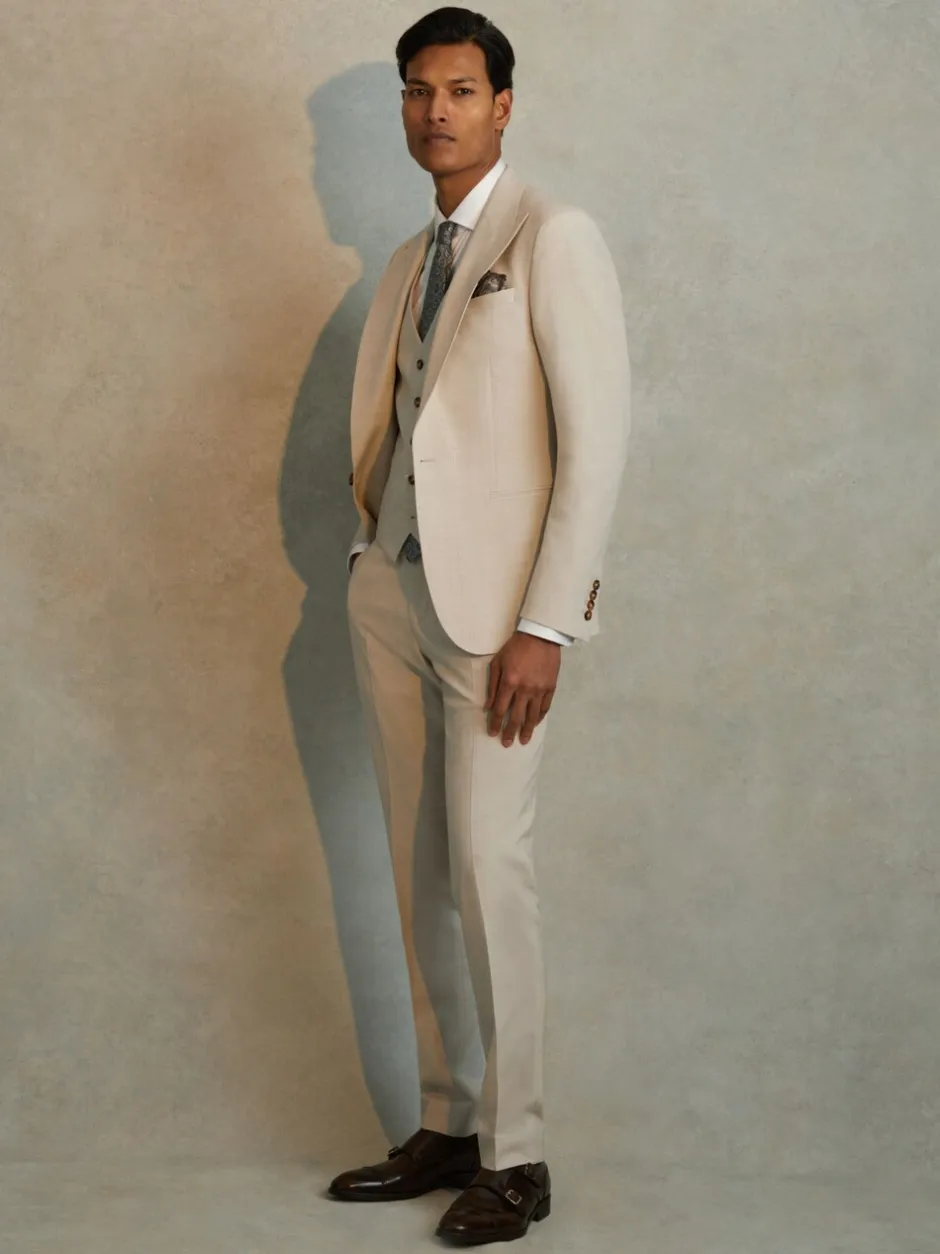 Vesten|Reiss Belmont W Tailored-Fit Single-Breasted Waistcoat