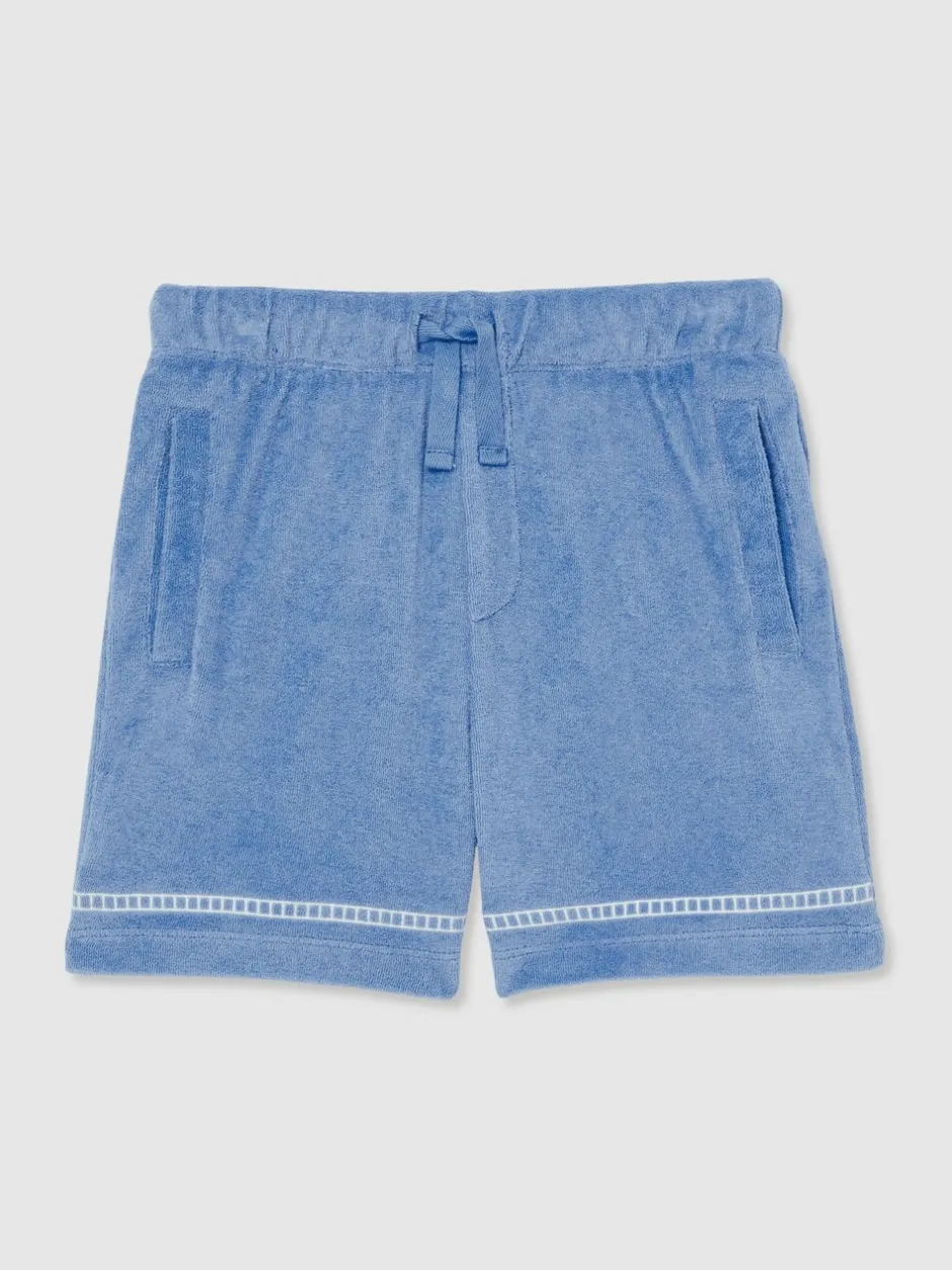 Shorts|Reiss Chesley Towelling Brand-Embroidered Shorts