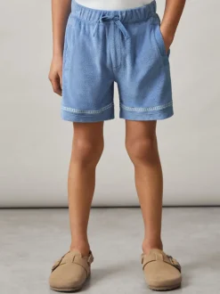 Shorts*Reiss Chesley Towelling Brand-Embroidered Shorts