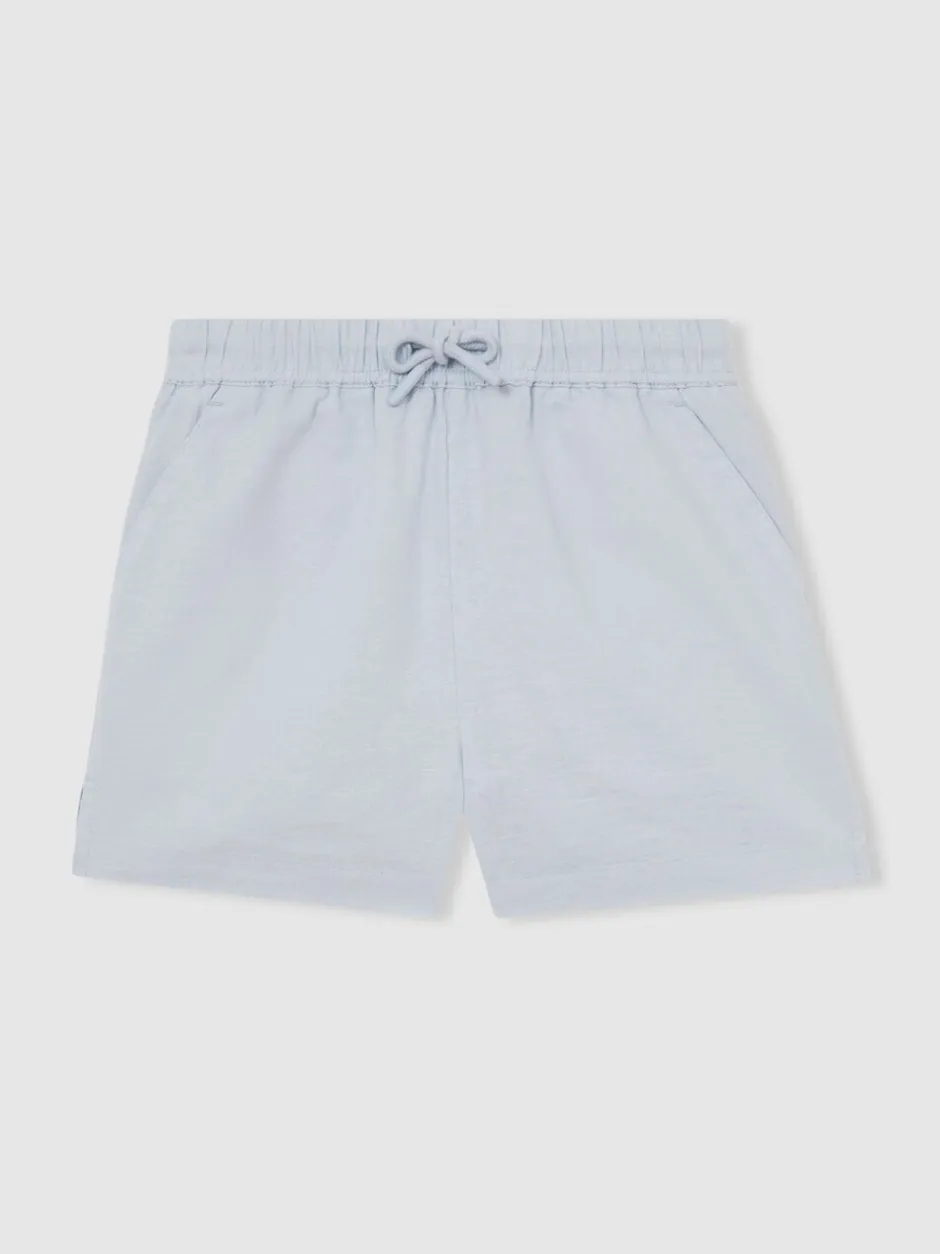 Shorts|Reiss Cleo katoen-linnen short met trekkoord