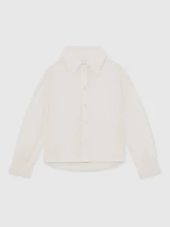 Overhemden En Blouses|Reiss Elia Scallop-Edge Button-Through Shirt
