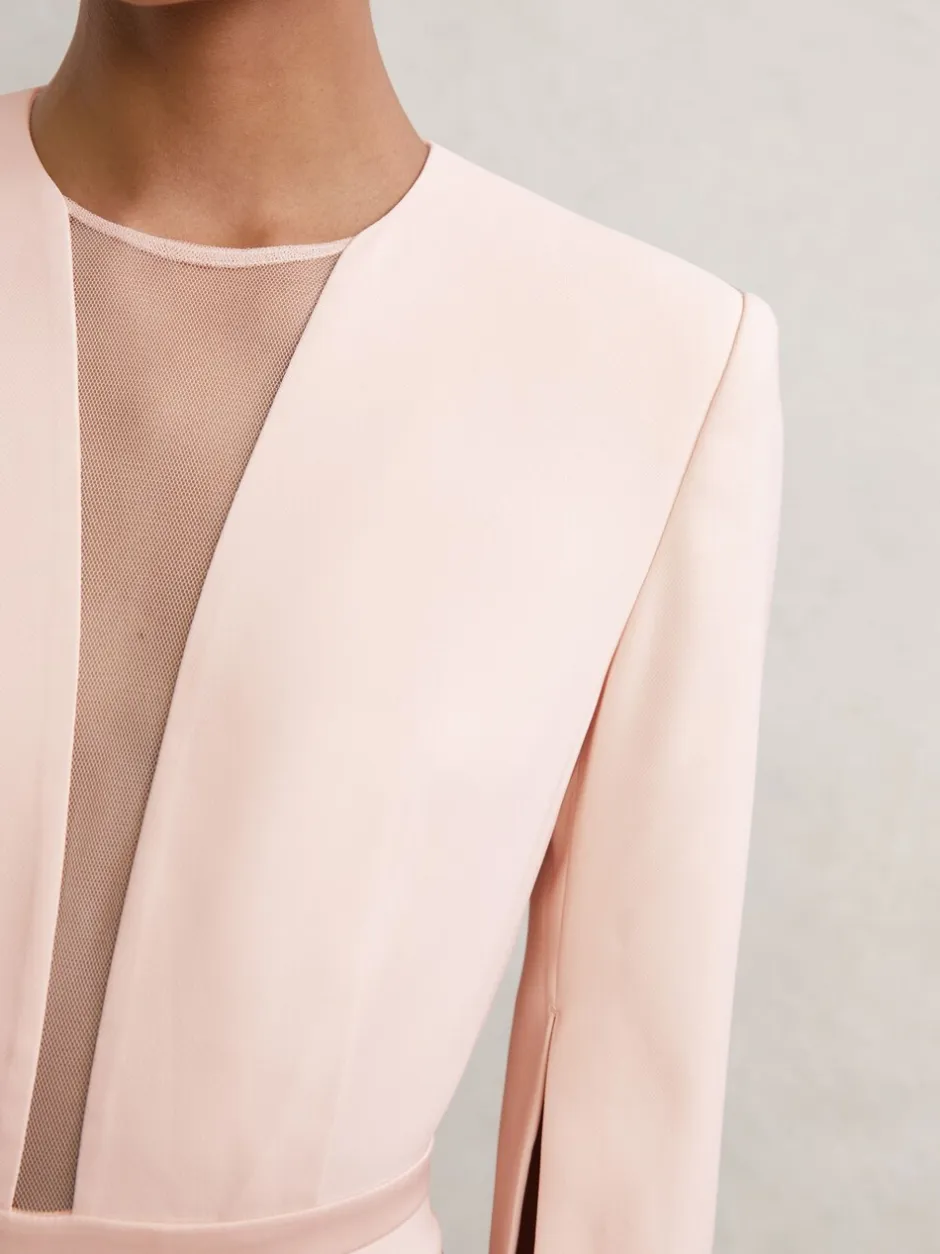 Jumpsuits En Playsuits|Gelegenheidskleding*Reiss Evora Plunge-Neck Split-Sleeve Jumpsuit