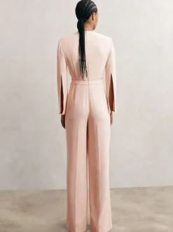 Jumpsuits En Playsuits|Gelegenheidskleding*Reiss Evora Plunge-Neck Split-Sleeve Jumpsuit