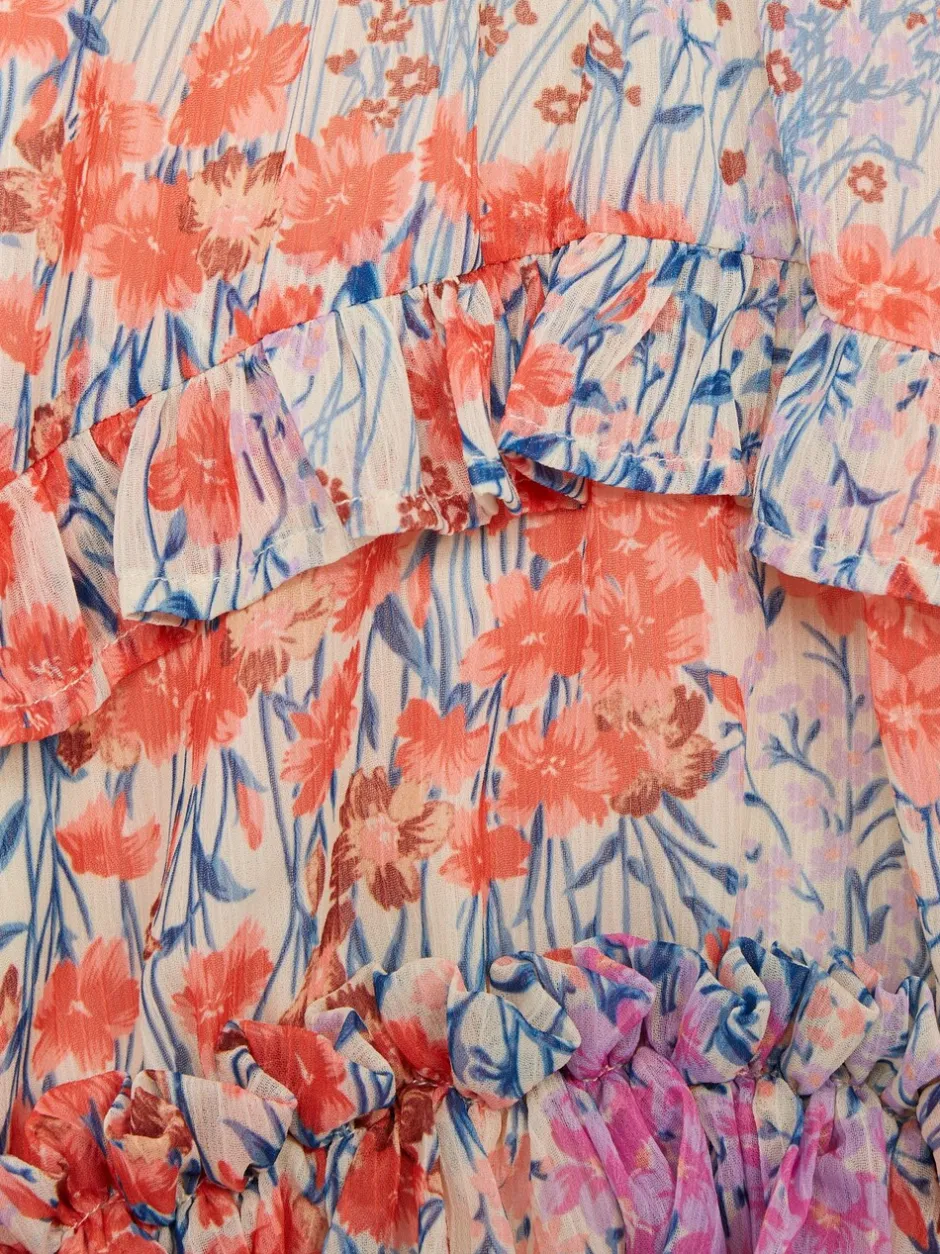 Overhemden En Blouses|Reiss Hester blouse met bloemenprint
