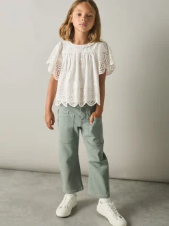 Overhemden En Blouses*Reiss Laverne Cotton Broderie Blouse