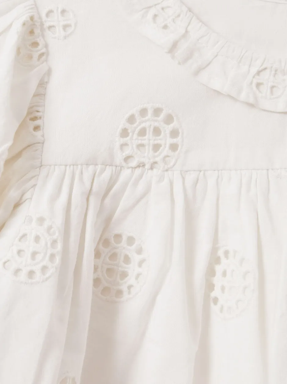 Overhemden En Blouses*Reiss Laverne Cotton Broderie Blouse