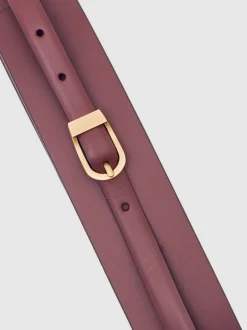 Ceintuurs*Reiss Odell Leather Double-Strap Corset Waist Belt