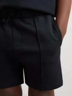 Shorts*Reiss Peter Premium Interlock Drawstring Pintuck Shorts