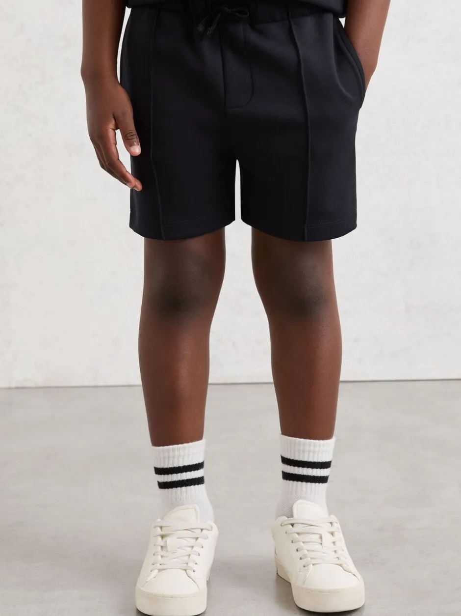 Shorts*Reiss Peter Premium Interlock Drawstring Pintuck Shorts