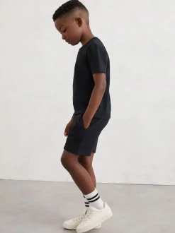 Shorts*Reiss Peter Premium Interlock Drawstring Pintuck Shorts