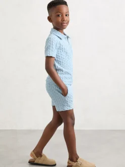 Shorts|Reiss Piro Textured Badstof Shorts