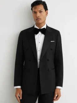 Smokings En Feestkleding*Reiss Poker Db maatgesneden Double breasted Jack