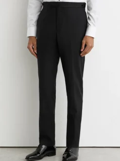 Smokings En Feestkleding*Reiss Poker tailored-fit wol-Blend Broeken