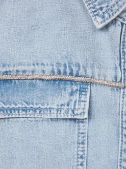 Overhemden En Blouses*Reiss Sandie crop top van denim