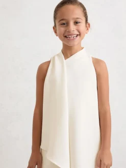 Gelegenheidskleding|Jurken|Reiss Zoe Draped Sleeveless Shift Dress