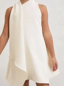 Gelegenheidskleding|Jurken|Reiss Zoe Draped Sleeveless Shift Dress