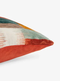 Kussentjes En Plaids|Kussentjes En Plaids*Next Retro Edge kussen van uitgesneden fluweel Oranje