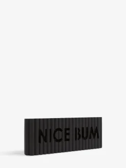 Decoraties|Next Rib Word Block Ornament Zwarte mooi achterwerk