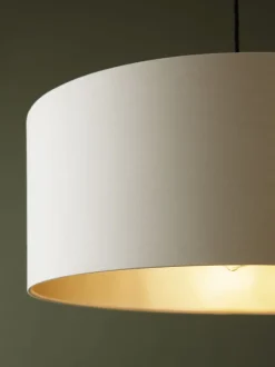 Lampenkappen|Verlichting|Next Rico plafondlamp met gemakkelijk te monteren kap