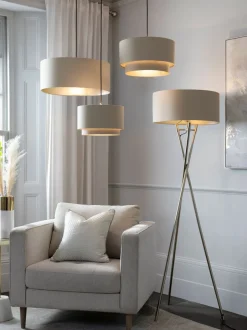Lampenkappen|Verlichting|Next Rico plafondlamp met gemakkelijk te monteren kap