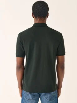 Poloshirts|T-Shirts En Hemden*Next Rijk olijfgroen - Slim Fit - Piqué poloshirt met korte mouwen