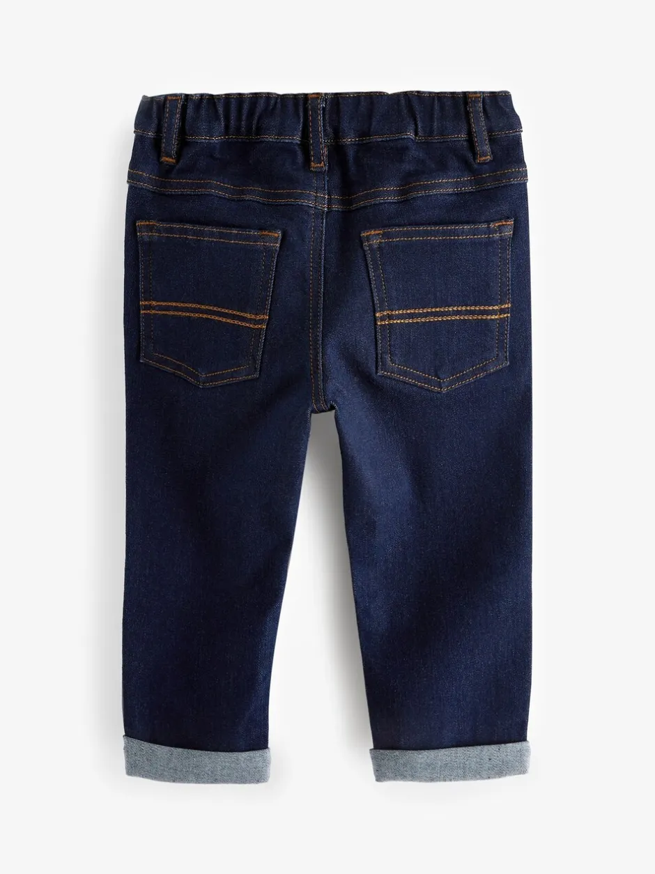 Jeans En Joggingbroeken|Jeans|Next - Comfortabele jeans met stretch (3 mnd-7 jr) Rinse wash