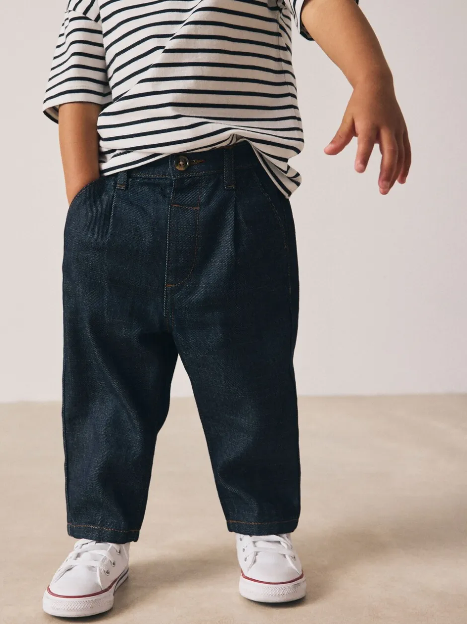 Jeans En Joggingbroeken|Jeans*Next Rinse wash - Jeans met geplooide voorkant (3mnd-7jr)