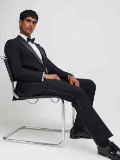 Smokings En Feestkleding*River Island effen slim-fit pantalon