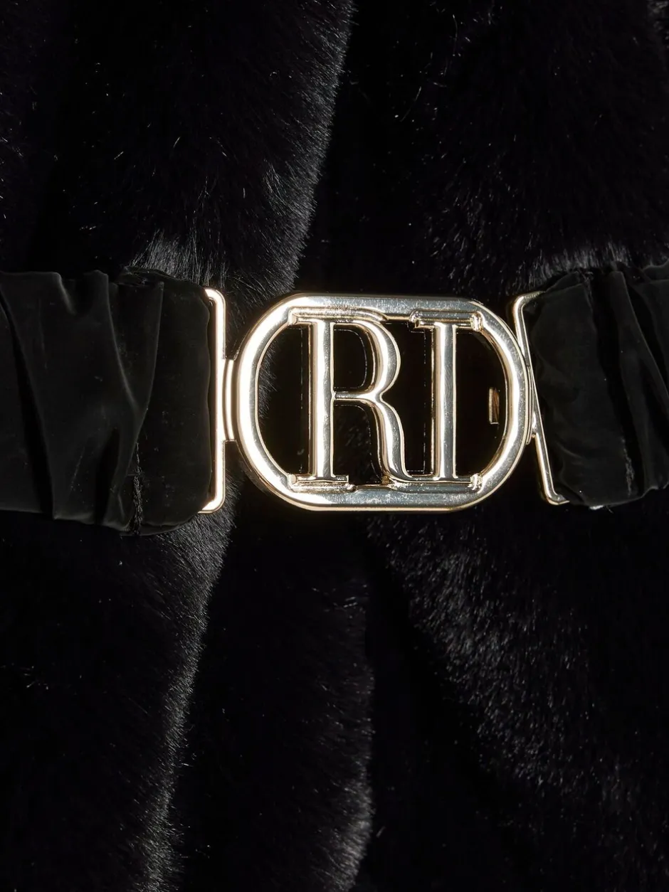 Jassen En Jacks|River Island Girls Belted Fur Padded Coat