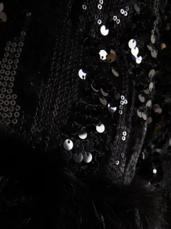 Jassen En Jacks*River Island Girls Sequin Puffer Coat